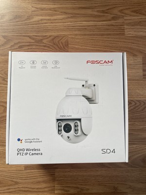 Foscam SD4 QHD 4.0MP Wireless 2.4/5GHz Waterproof PTZ IP Camera 4X OPTICAL ZOOM