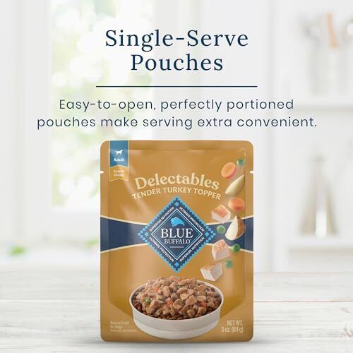 Delectables Natural Wet Dog Food Topper Dinner 3oz 3 Ounce (Pack of 24) Turkey - Picture 7 of 7