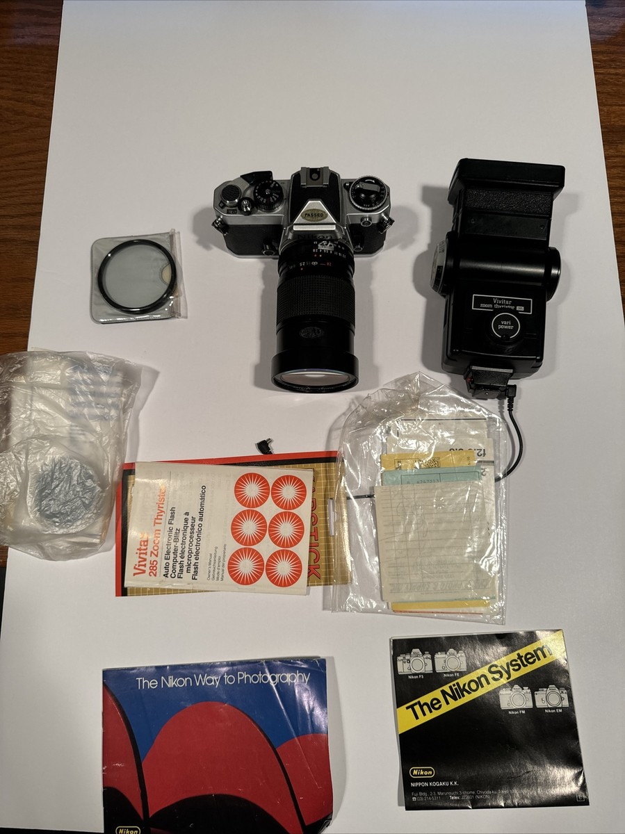 綺麗 Nikon FE Silver Excellent+ Nikon FE Silver 35mm SLR Film Camera From Japan 152663