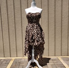 Windsor High Low Cheetah Dress