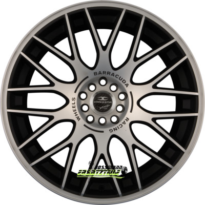 Barracuda Karizzma mattblack-polished 7.5x17 ET38 - LK4/98 ML73.1 Felge Alu