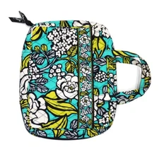 ❤️ vera bradley Island Blooms Good Book Bible Cover Floral Blue Green