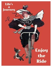 Life's a Journey Enjoy  11 x 17  Giclee Reproduction Print Premium Matte Paper