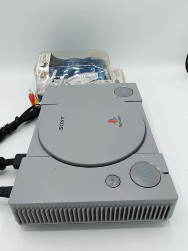 SONY PLAYSTATION 1 PS1 FAT CONSOLE COMPLETA VINTAGE PAL ORIGINALE + JOYPAD COMP - Foto 4 di 15