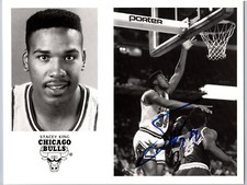 Stacey King Hand Signed 8 x10 Photo - Chicago Bulls