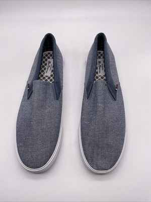 Ben Sherman Percy Herringbone Pattern Slip-On Sneakers Men display picture 3