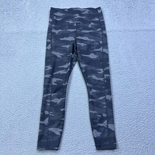 Athleta Ultimate Stash Pocket Camo 7/8 Tight Women's S Black/Gray Pull On Gym