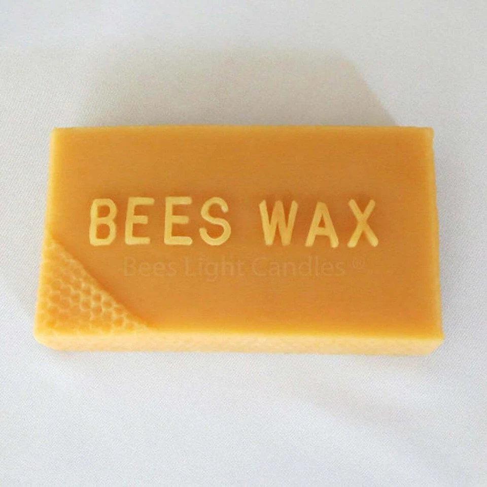 100% Natural American Beeswax Yellow Bulk Clean PURE USA Bee Wax Apiary Grade A