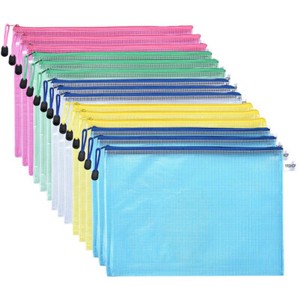 plastic zip folder