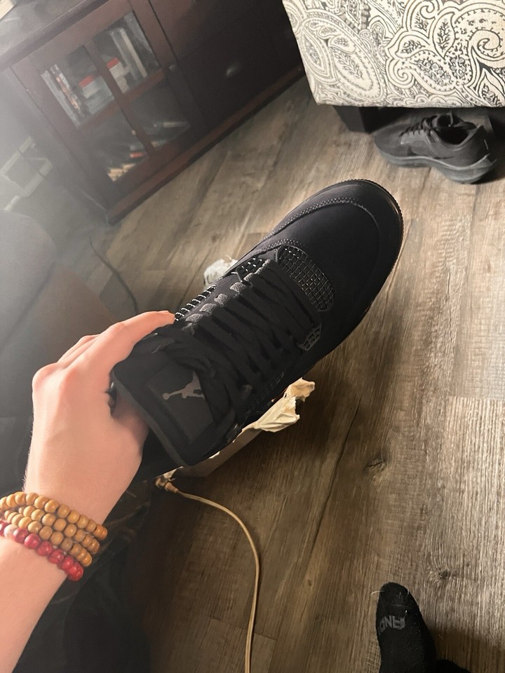 Size 12 Jordan 4 Retro Mid Black Cat eBay