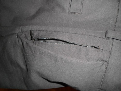 black, elasticated band, van heusen, mens golf/casual pants, 36X32 - Picture 6 of 10