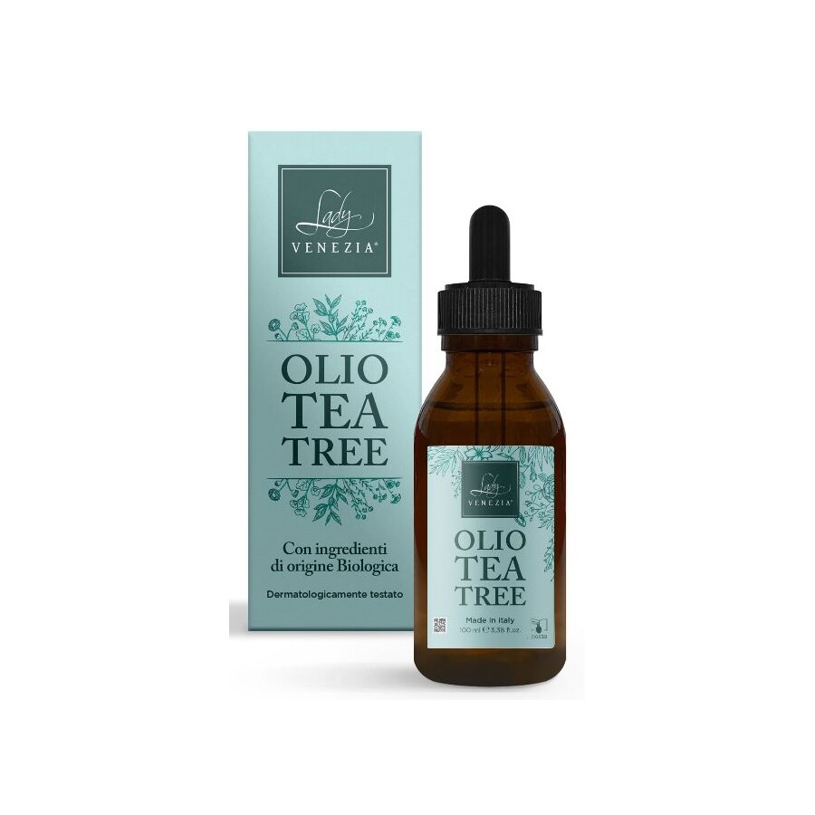 Olio Tea Tree 100 Ml. Lady Venezia Con Contagocce
