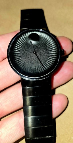 Movado Black Glass Ceramic Watch-- New!! - Picture 15 of 15