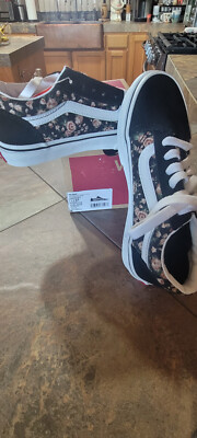 VANS OLD SKOOL ROSE DREAMS KID TENNIS SHOE SIZE