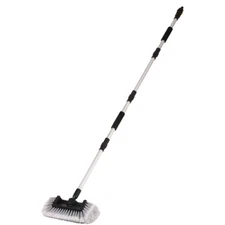 60” Extendable Flow Through Car Wash Brush Kit Long Handle Vehicle Cleaning Tool