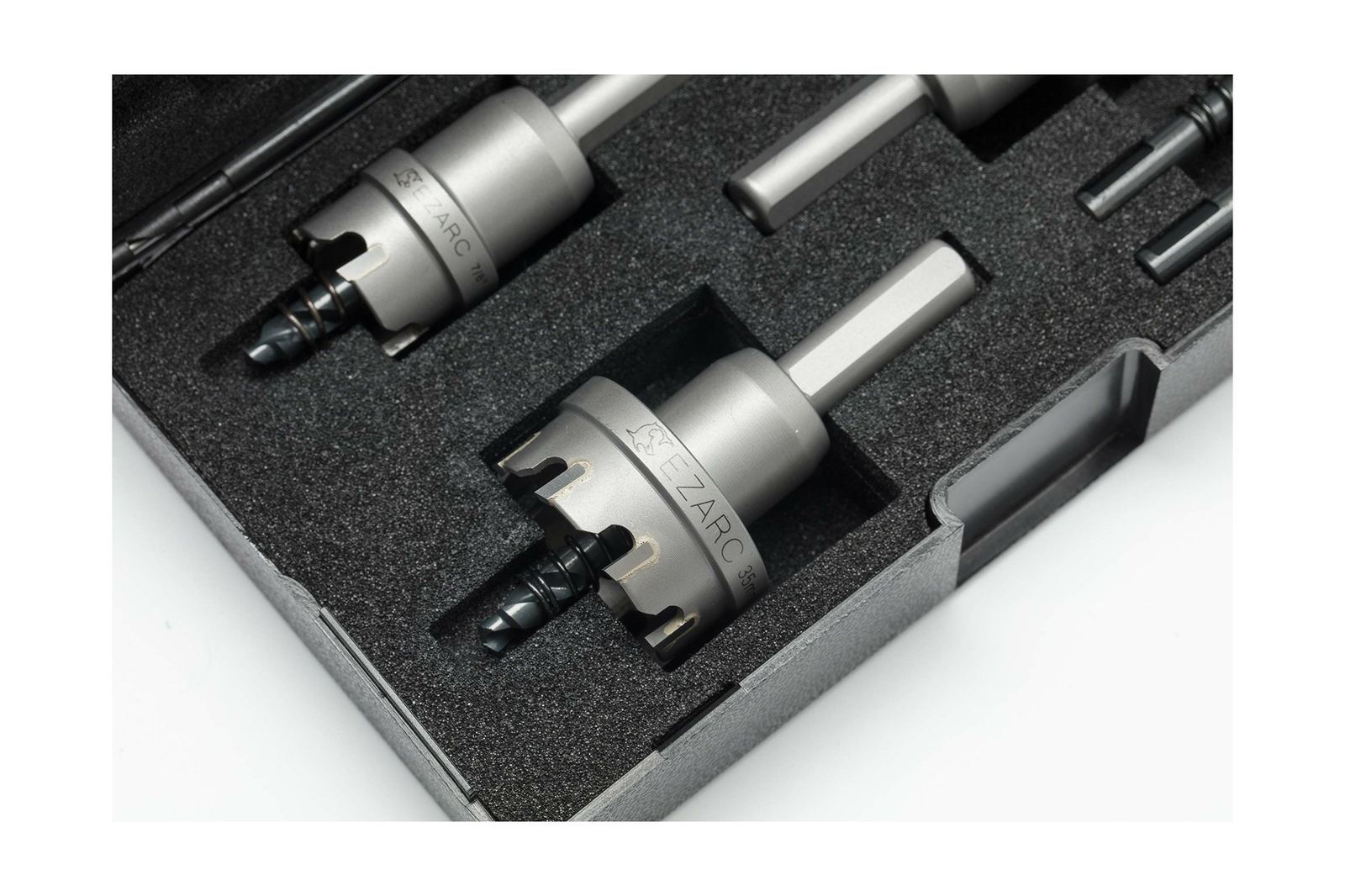 EZARC Carbide Hole Cutter Set 6 Piece for Stainless Steel, Long Life