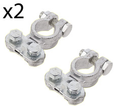 2x Car Van 12V Leisure Battery Terminals Connectors Clamp Caravan Motorhome