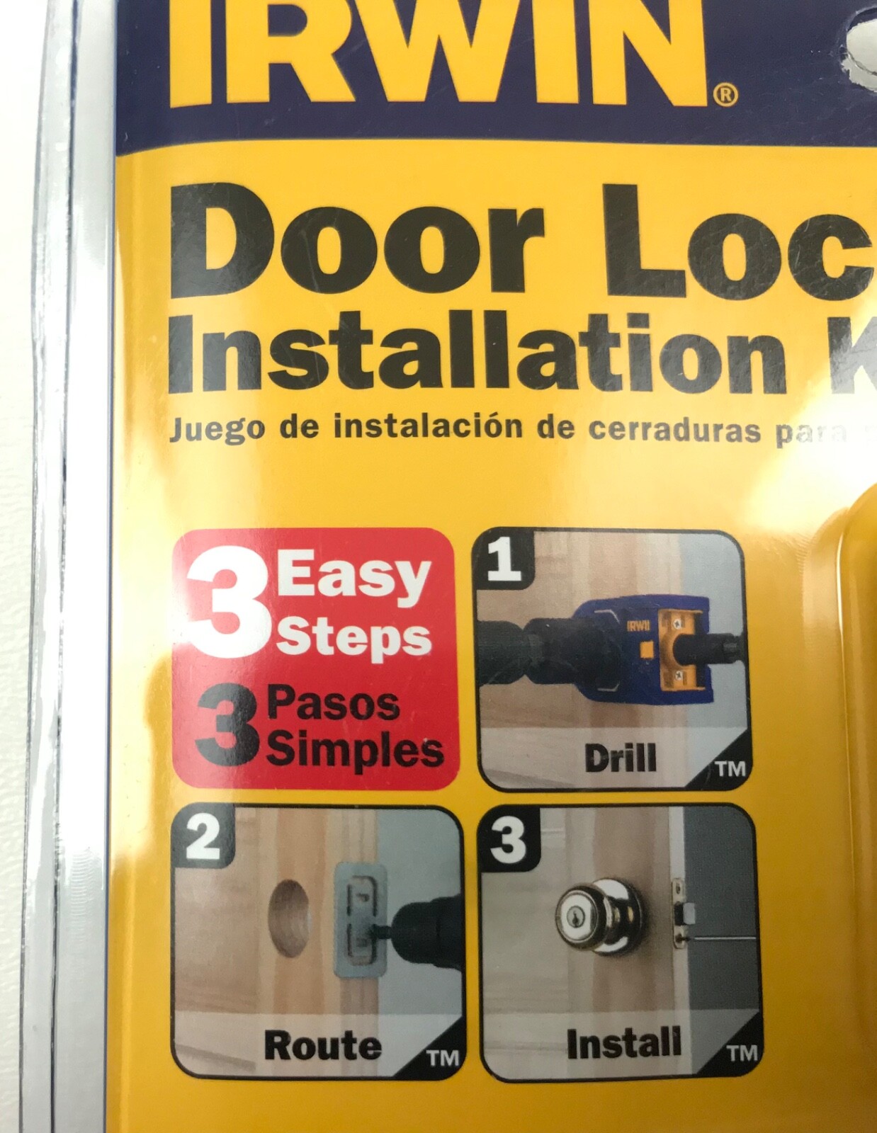 IRWIN Door Lock Installation Kit for Wooden Doors (3111001) eBay