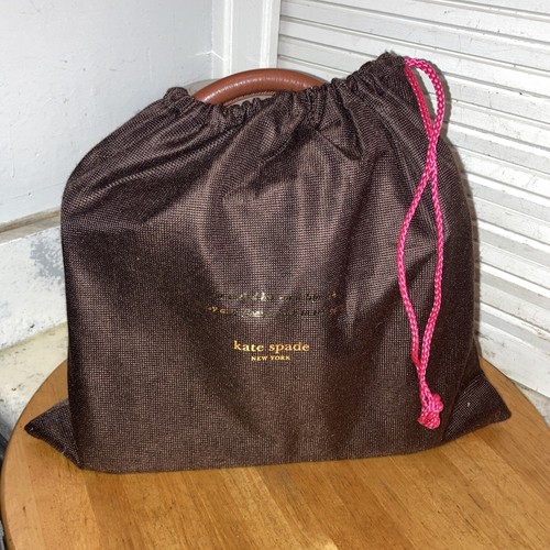 Borsa KATE SPADE Brighton Park Carlyle in pelle marrone chiusura girevole patta Hobo PXRU3864 - Foto 17 di 17