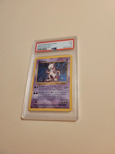 Shadowless Mewtwo - Pokemon Base Set #10 - Excellent PSA 5