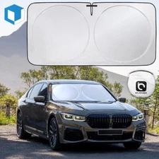 Universal Foldable Car Front Window Sun Shade Windshield UV & Heat Block Cover