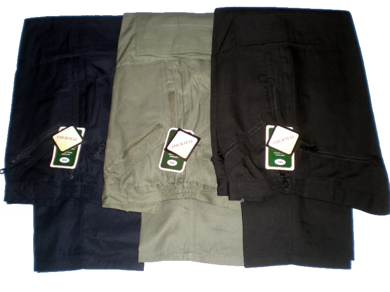 Carabou Action Men's Cargo Work Trousers - Tough Combat Casual Walking Hiking