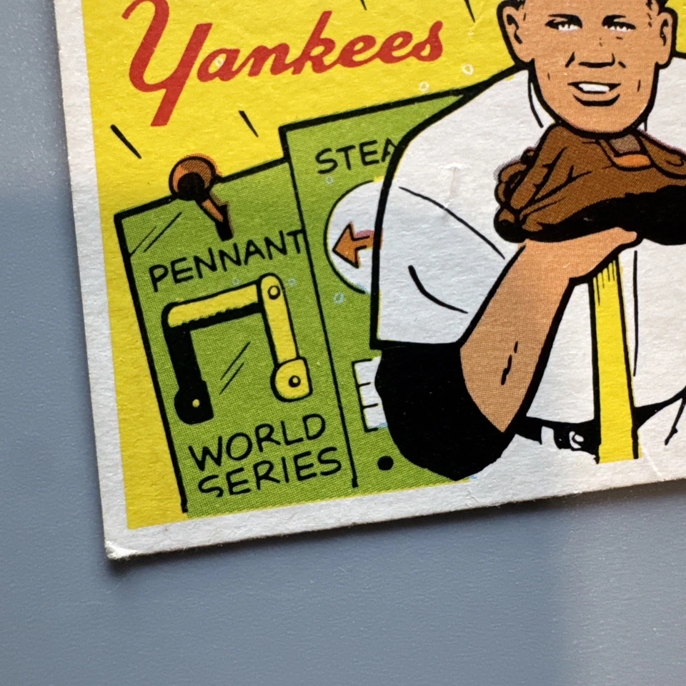 1971 Fleer Baseball 1936 World Series Giants vs Yankees Card #34 - Image 2 of 4