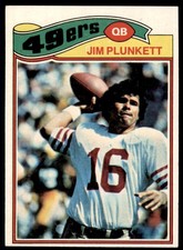 1977 Topps Jim Plunkett San Francisco 49ers #331 EX-EXMT