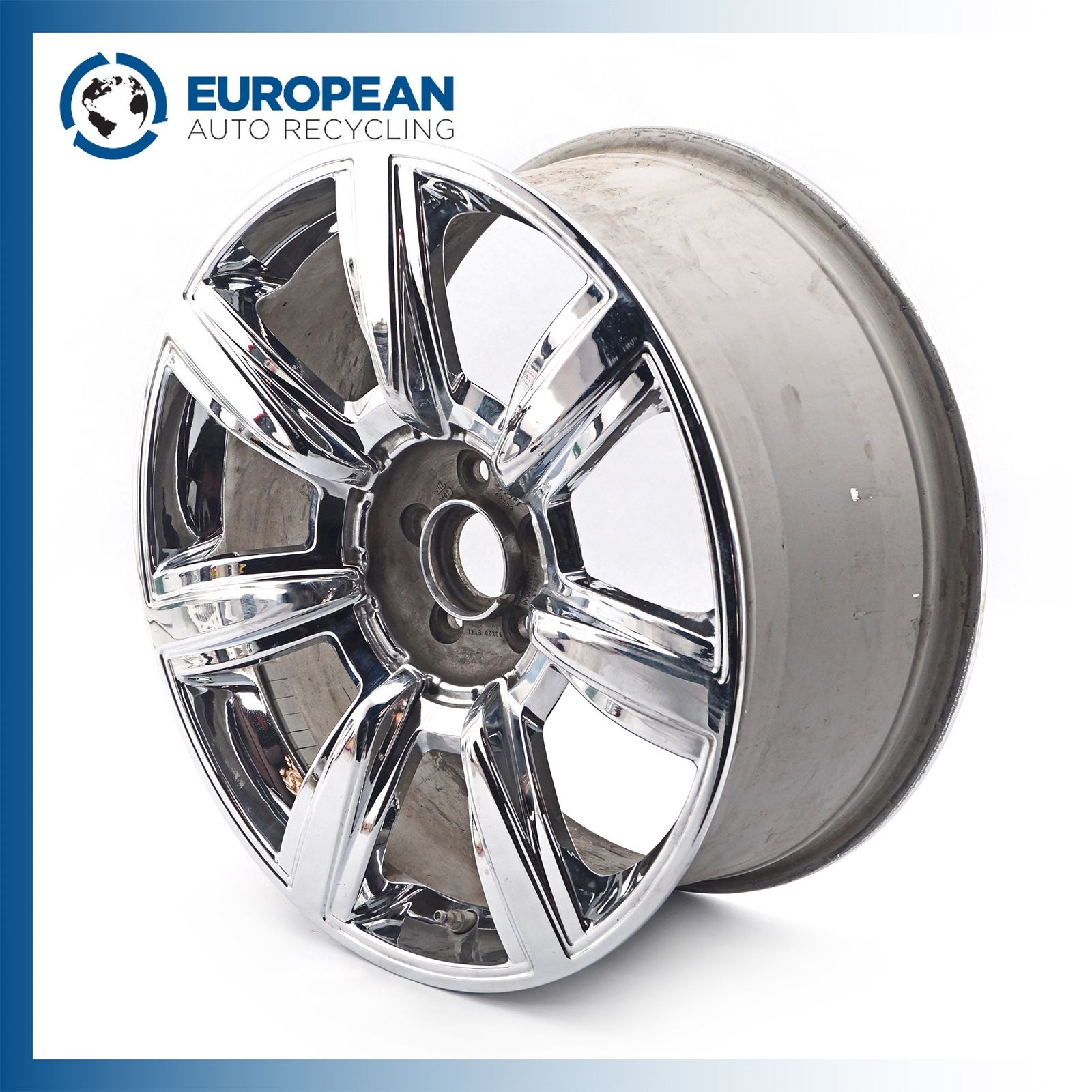 2003-2010 BENTLEY FLYING SPUR 20x9 Wheel Rim - OEM CHROME 3W0601025AA (7 spoke)