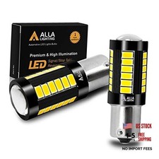 BA15S 1156 LED Bulbs - 2800lm - White Back-Up 6000K Xenon White