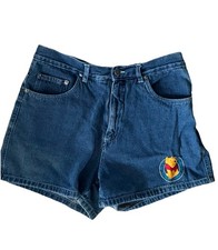 Vintage Winnie The Pooh Denim Shorts Jr 13/ Adult 8 Embroidered Disney Y2K