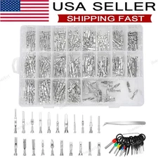 420PCS Connector Pins 21 Types Electrical Wire Terminal Kit,18PCS Extractor Tool