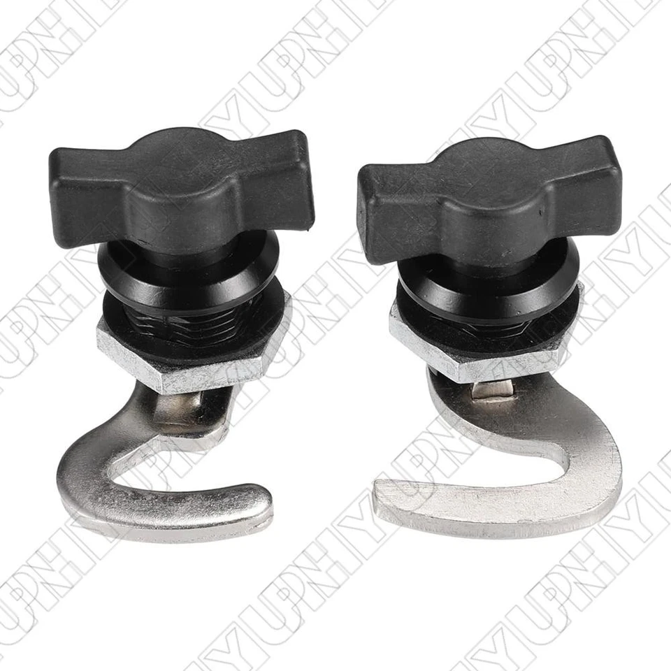 2PCS Car Front Storage Rack Box Detent Latch For Polaris Sportsman 300 400 450 - Image 2 of 4