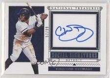 2019 Panini National Treasures Social Signatures 57/99 Christin Stewart Auto 0f6