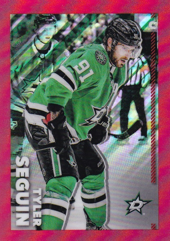 2022-23 TOPPS CHROME NHL STICKER #160 TYLER SEGUIN SSP RED /5 MADE-STARS