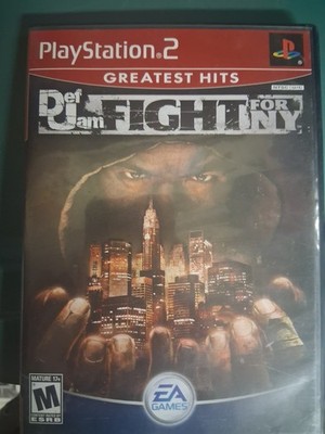 EA Games Def Jam: Fight for NY Greatest Hits PS2 M Fighting NTSC Manual