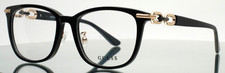 GUESS GU50203-D 001 Black Womens Square Full Rim Eyeglasses 53-18-140 B:43