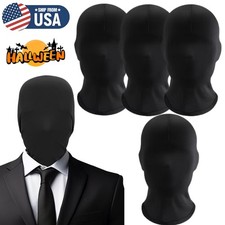 4  Full Face Mask Cover Faceless Skin Masks Halloween Cosplay Spandex Hood USA