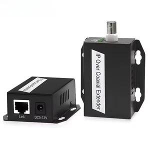 EoC IP Over Coax Extender HD Coax Transmission Kit for CCTV Security Cameras