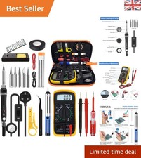 Multifunctional Soldering Iron Kit with LCD Multimeter: Perfect for DIY & Repair
