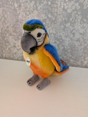 STEIFF  Papagei Lori Blau/Gelb 26 cm