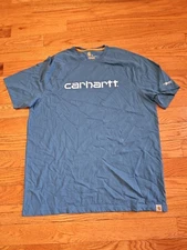 Carhartt Force Relaxed Fit Lightweight T-Shirt Men's Size XLarge Blue