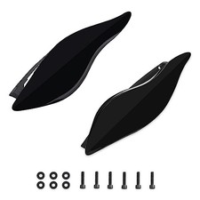 Fairing Air Deflectors Side Wing Windshield Compatible with Harley Davidson