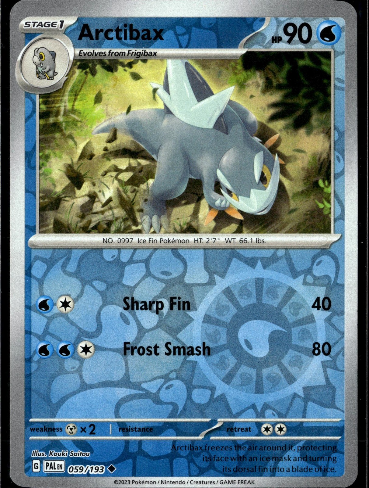 SV02: Paldea Evolved #059/193 Arctibax