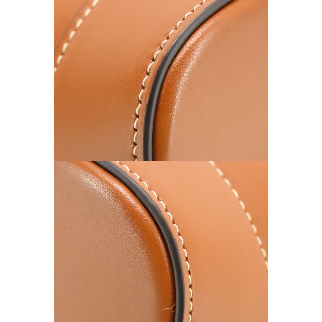Celine Small Bucket Cuile Trionf Crossbody Shoulder Bag One Tan Used LIBR-0 image 6