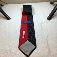 Hallmark Cool Yule Christmas Necktie Mens Red Black Holiday Tie snowman