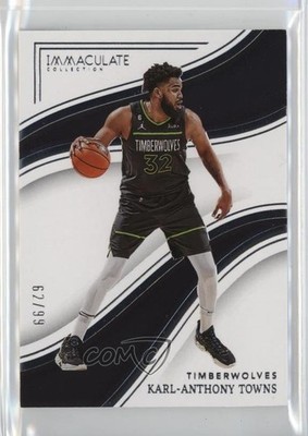 2022-23 Panini Immaculate 62/99 Karl-Anthony Towns #30 m4w