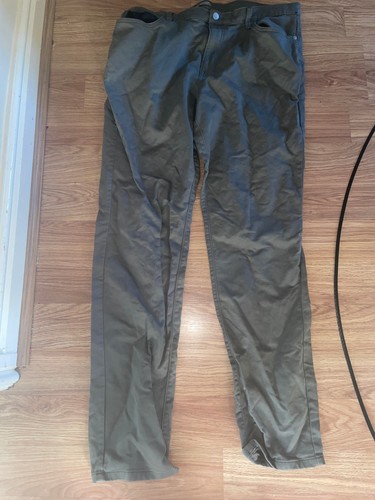 TU Herren 38 W 34 L grün Chino Hose/Hose (sehr guter Zustand)