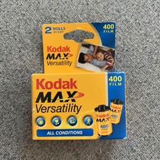 Kodak Max Versatility 400 Film 2 Rolls of 24 Exposures Exp 6/2006
