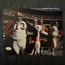 Doug Dieken Signed 8x10 Cleveland Browns JSA COA Auto